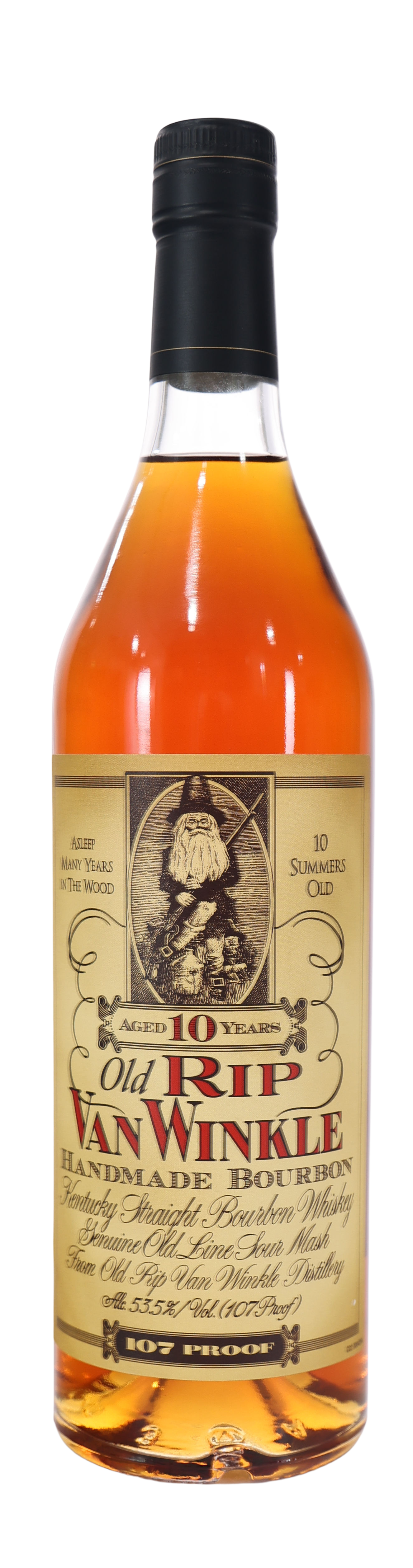 Van Winkle 10yr Bourbon Whiskey – Rare Pappy Van Winkle Bottle